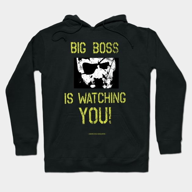 Big Boss is watching you Hoodie by anghela